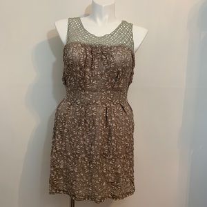 Gray lace dress by Vintage Havana is in like new condition. Size small.